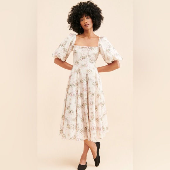 Selkie x Bridgerton Francesca Day Dress - Picture 1 of 6